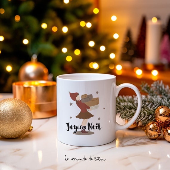 Mug personnalisé de Noël cadeau fin d'année -  France