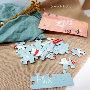 Puzzle gender reveal Puzzle annonce grossesse annonce grossesse animation baby shower image 4