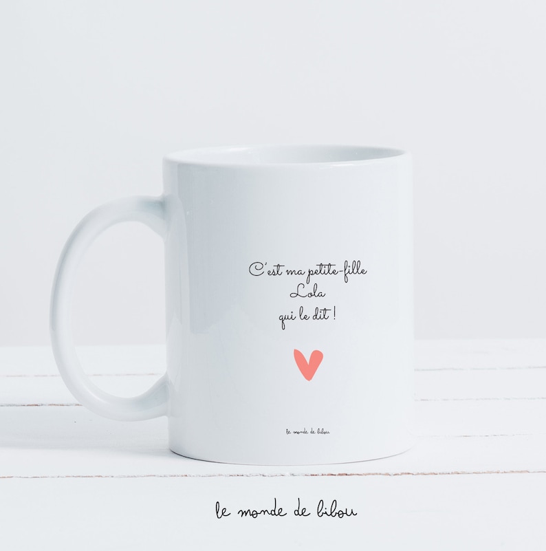 Mug personnalisé Mamie géniale cadeaux mamie fête des grands-mères tasse personnalisable super mamie mamita grand-ma image 3