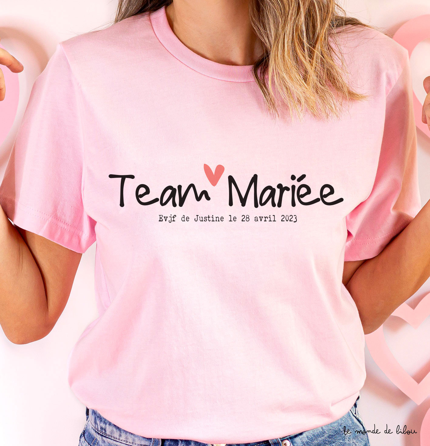 Personalized EVJF Bride Team T shirt Personalized Bride to be