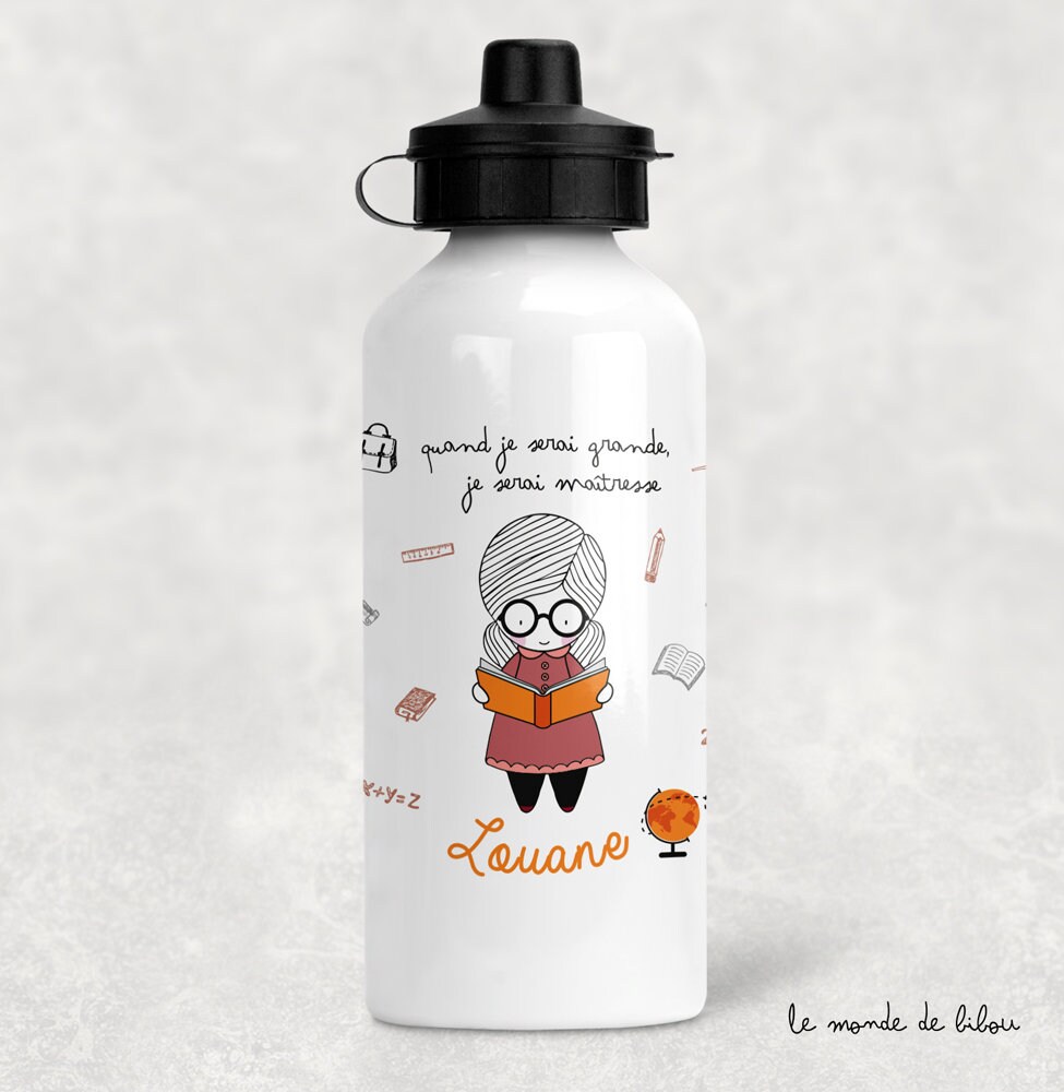 Gourde Personnalisée Maîtresse