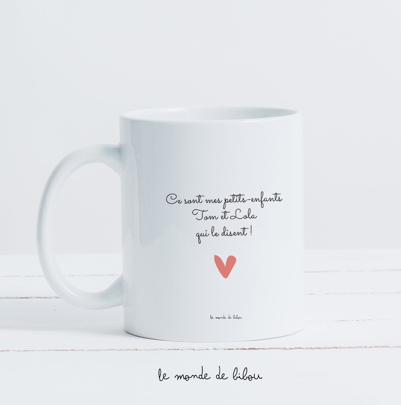 Mug personnalisé Mamie géniale cadeaux mamie fête des grands-mères tasse personnalisable super mamie mamita grand-ma image 4