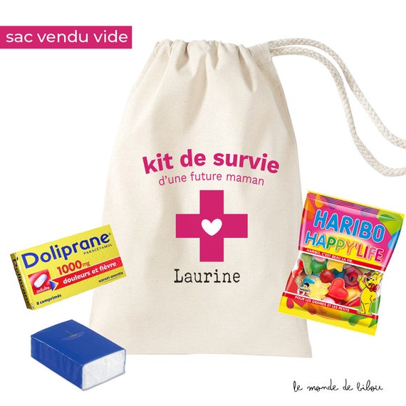 Kit de survie d'un futur papa ou d'une future maman petit sac