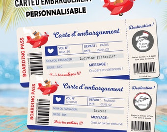 Billet Avion Etsy France