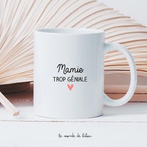 Mug personnalisé Mamie géniale cadeaux mamie fête des grands-mères tasse personnalisable super mamie mamita grand-ma image 2