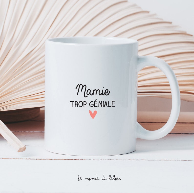 Mug personnalisé Mamie géniale cadeaux mamie fête des grands-mères tasse personnalisable super mamie mamita grand-ma image 2