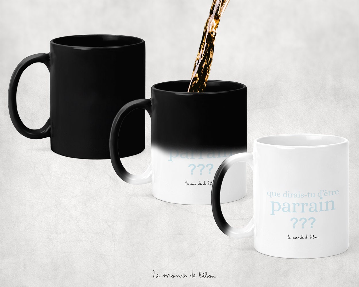 Annonce parrain  Idée cadeau de mug annonce futur parrain