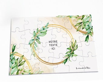 Puzzle personnalisable Eucalyptus - vos annonces originales - demande originale -