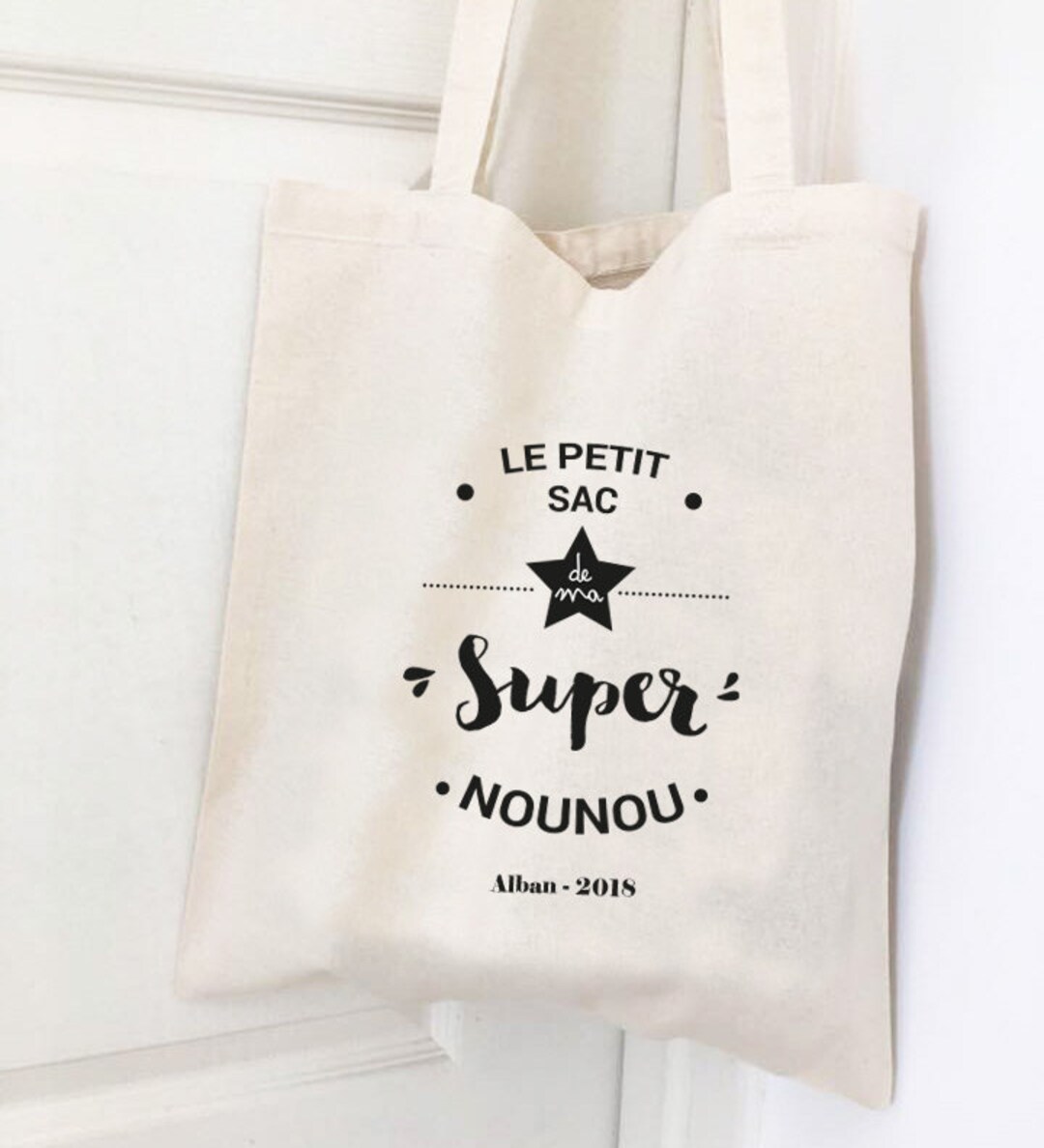 Personalized Gift Bag for a Super Nanny Tote Bag Thank You - Etsy