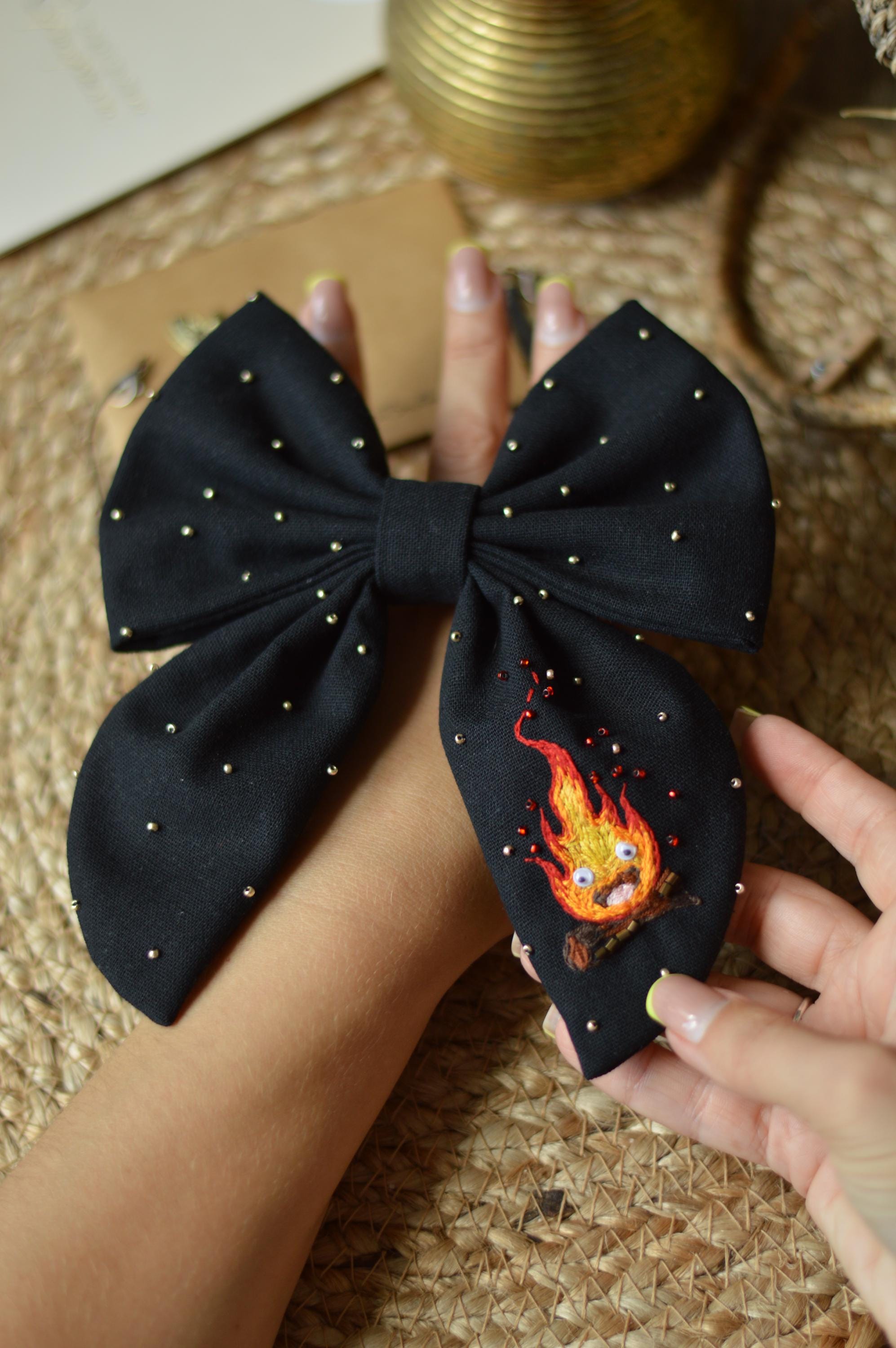 Studio Ghibli Howl\'s Moving Castle Sophie & Calcifer Hair Bow Studio Ghibli Howl main image 2
