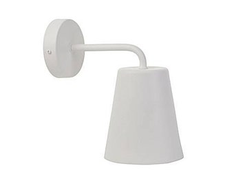 Lampe de mur blanc pot