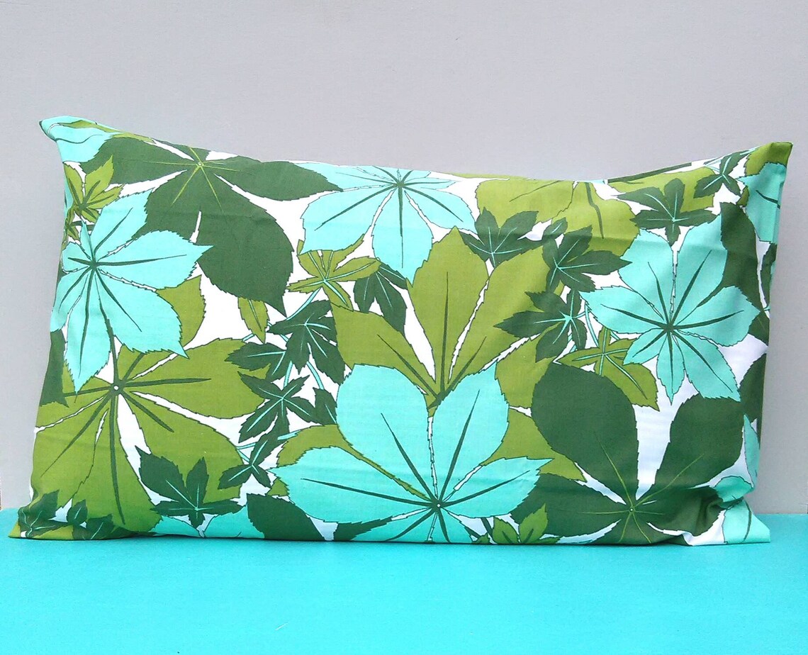 70s Dorma ' Woodland ' flower power pillowcase pillow Etsy