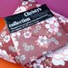 New vintage 70s Christy pillowcase flower power pillow case cover slip unused NIP psychedelic brown pink peach white 