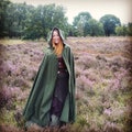 Hooded cape wool / hooded cloak  woolen / woolen hooded cape / fantasy cape / woolen medieval cape / victorian cape / larp cape / mens cape product logo