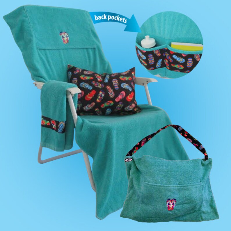Twillow Towel Beach Chair Cover Beach Towel Beach Bag Pool Towel Beach Pillow