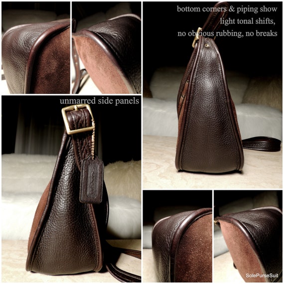 Rare Find Vintage COACH Berkeley Collection 9011 Mahogany Brown