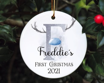 Personalised Baby's First Christmas Bauble, First Christmas Bauble, Personalised Baby First Christmas Bauble, Baby Tree Decoration