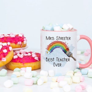 Taza de maestro, taza de maestro personalizada, juego de taza de maestro de agradecimiento, regalo de apreciación del maestro, regalo de maestro personalizado, regalo de fin de período