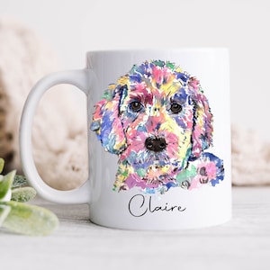 Cockapoo Mug, Mug, Cavapoo Gift, Cockapoo Mug, Retriever Mug, Boxer Mug, Golden Retriever Mug
