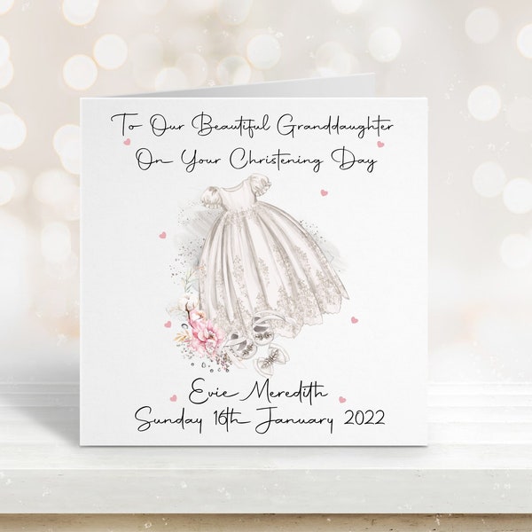 Christening Card Etsy UK