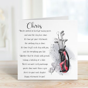 Carte de retraite, Carte de retraite personnalisée pour lui, Carte de retraite personnalisée pour elle, Carte de retraite pour homme, Carte de retraite pour femme
