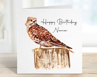 Sparrow Hawk Birthday Card, Grampy Birthday Card, Birthday Card For Grandparent, Dad Birthday, Uncle Birthday Card