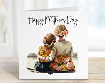 Mother's Day Card, Mother & Daughter Card, Mothers Day Card For Nana, Mothers Day Card For Nan, Mothers Day Card For Nanny