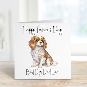 Vaderdagkaart hond, gepersonaliseerde vaderdagkaart voor vader, vaderdagkaart beste hond