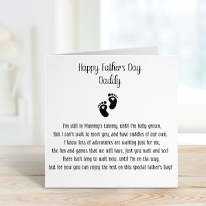 Tarjeta del día del padre de Bump, tarjeta del día del padre para papá, tarjeta del día del padre para papá