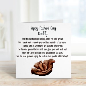 Tarjeta del día del padre de Bump, tarjeta del día del padre para papá, tarjeta del día del padre para papá