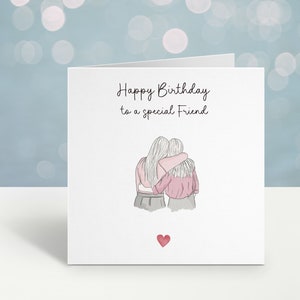 Tarjeta de cumpleaños personalizada para amigos, tarjeta de cumpleaños para mamá, tarjeta de cumpleaños para tía, tarjeta de cumpleaños para prima