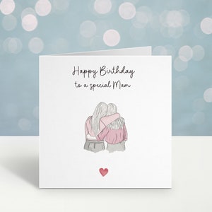 Tarjeta de cumpleaños de mamá, tarjeta de cumpleaños para mamá, tarjeta de cumpleaños para tía, tarjeta de cumpleaños para prima