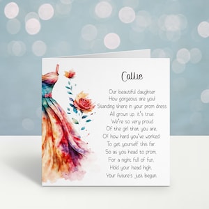 Tarjeta de graduación para hija, tarjeta personalizada para la noche de graduación, tarjeta de celebración, tarjeta de graduación para nieta, tarjeta de graduación para sobrina