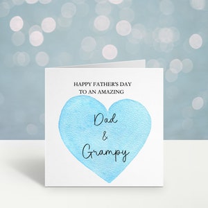 Karta na Dzień Ojca, Karta na Dzień Ojca dla Taty i Dziadka, Karta na Dzień Ojca, Karta na Dzień Ojca dla Taty i Bampiego Gransha Grampy Grandad, Bampy