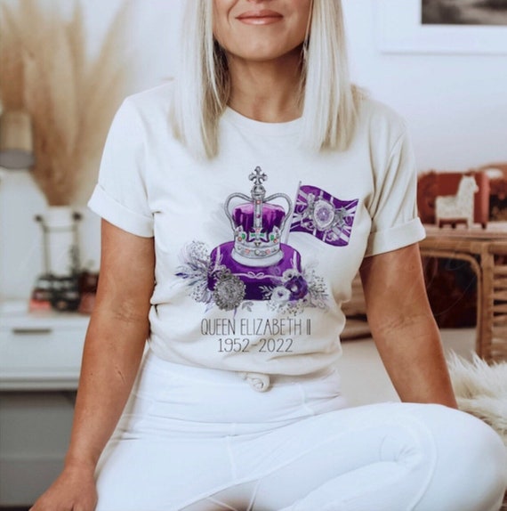 Queen Elizabeths Platinum Jubilee Platinum Jubilee T-shirt - Etsy Israel