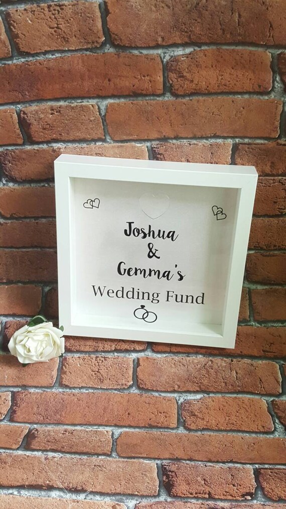 Wedding Fund Box Wedding Saving Money Box Wedding Money Box Etsy