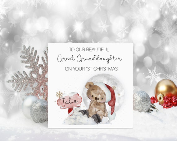 Christmas Cards For My Granddaughter - Canada