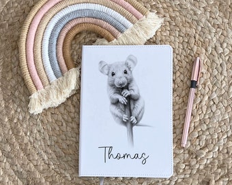 Rat Notebook, Personalised Notebook, Personalised Gift For Her Or Him, Journal, Pet Notebook,Animal Gift, Xmas Gift