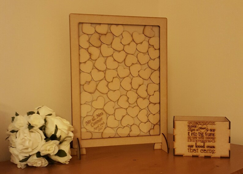 Dropbox Guestbook Wedding Drop Box Rustic Wedding Guest Book Alternative Birthday Guest Book Drop Top Drop Box Wedding Guest Book