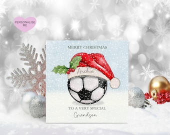 Boule De Noël Personnalisée Football Avec Prénom Et Année - Décoration En Résine Peinte Main - 4