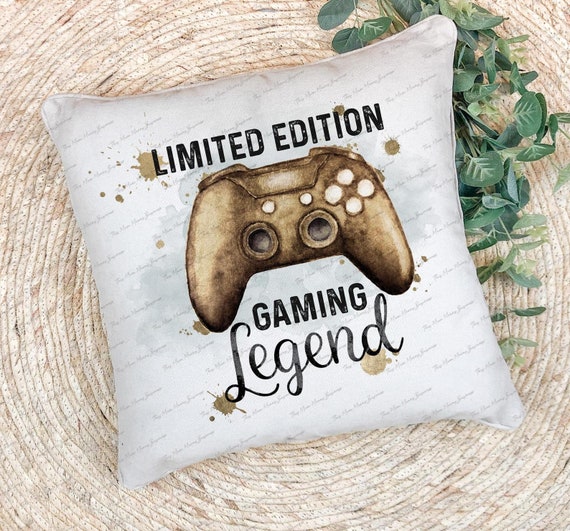 Personalised Gaming Cushion Gamer Pillow Gift Ultimate Gamer
