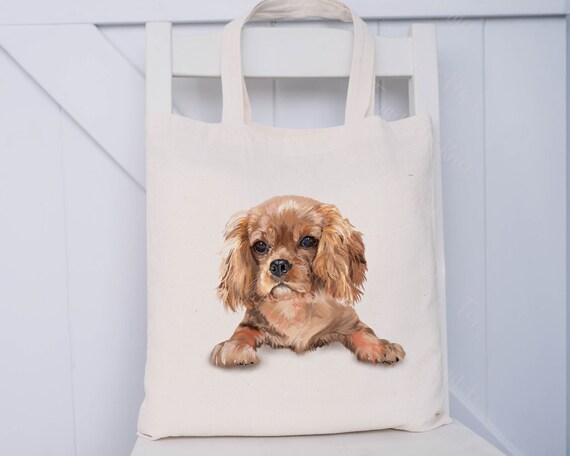 Personalised dog tote bag sales
