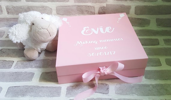 christening memory box