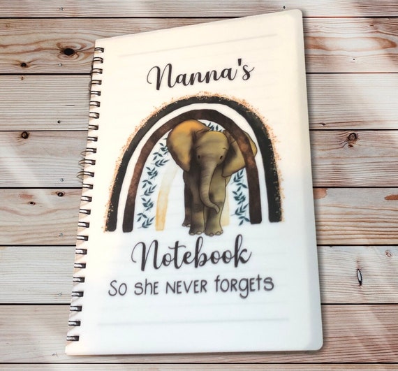 Personalised Mothers Day Gift Note Pad Note Book Mum Nanny Aunt Grandma Nain 