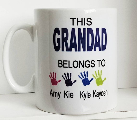 personalised handprint mugs