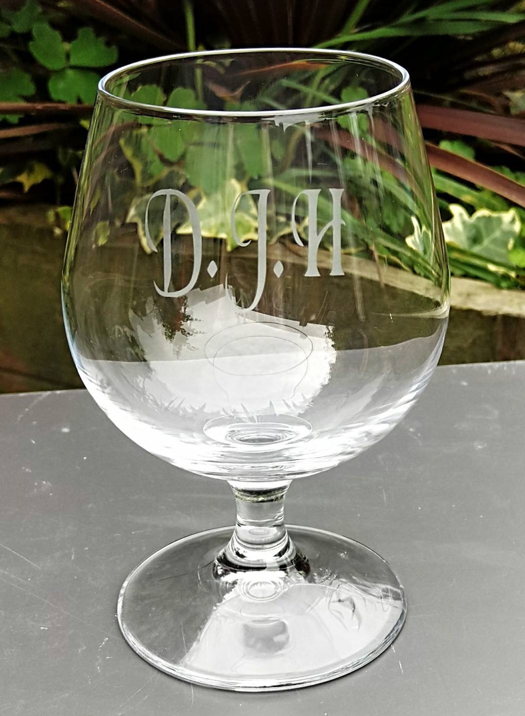 Personalised Engraved Novelty Initial And Name Wine Glass, Personalise Any Name