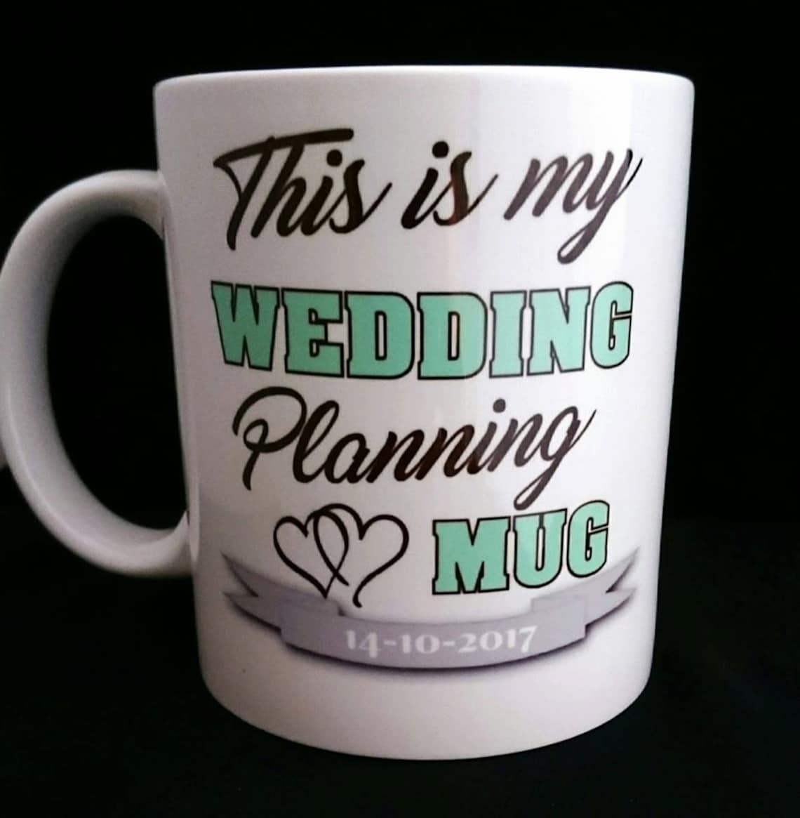 This is My Wedding Planning Mug Personalised With Date Etsy UK