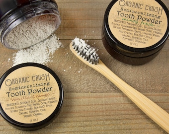 Remineralizing TOOTH POWDER | Tooth Polish | Natural Toothpaste | Fluoride-Free | Herbal Toothpaste | Mineral Rich Tooth Powder | Vegan