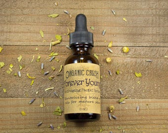 FOREVER YOUNG Anti-Aging Facial Serum | Facial Serum For Mature Skin | Essential Oils for Aging Skin | Organic Facial Moisturizer