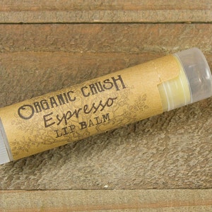 ESPRESSO Lip Balm  | Organic Lip Balm | Natural Lip Balm | Coffee Lip Balm | Natural Chapstick